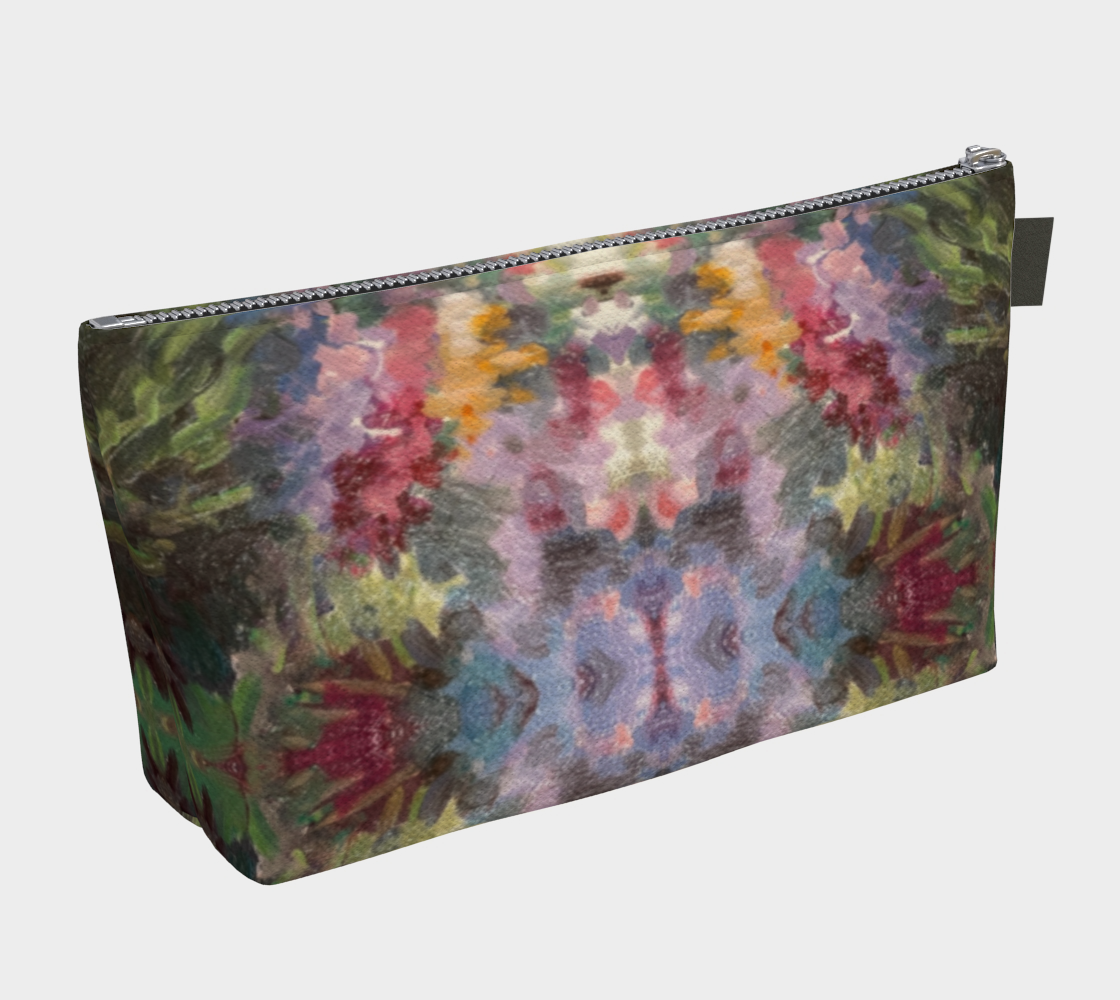 Monet Gardens makeup bag