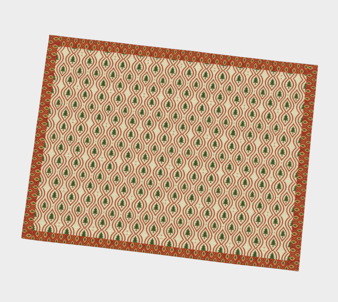 Evergreen Glow banded placemat