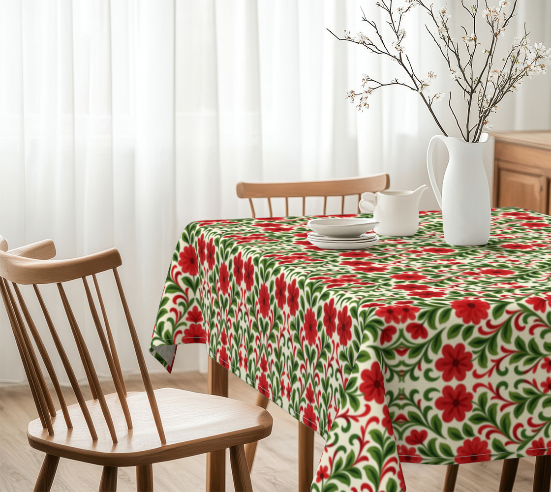 French Country Noel 60 x 60 tablecloth