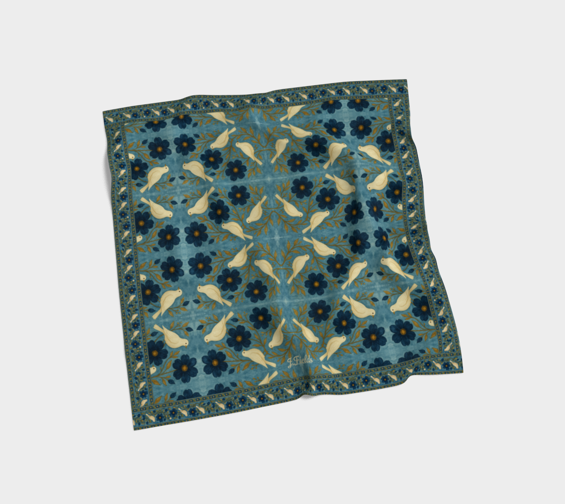 doves of peace 22 x 22 scarf