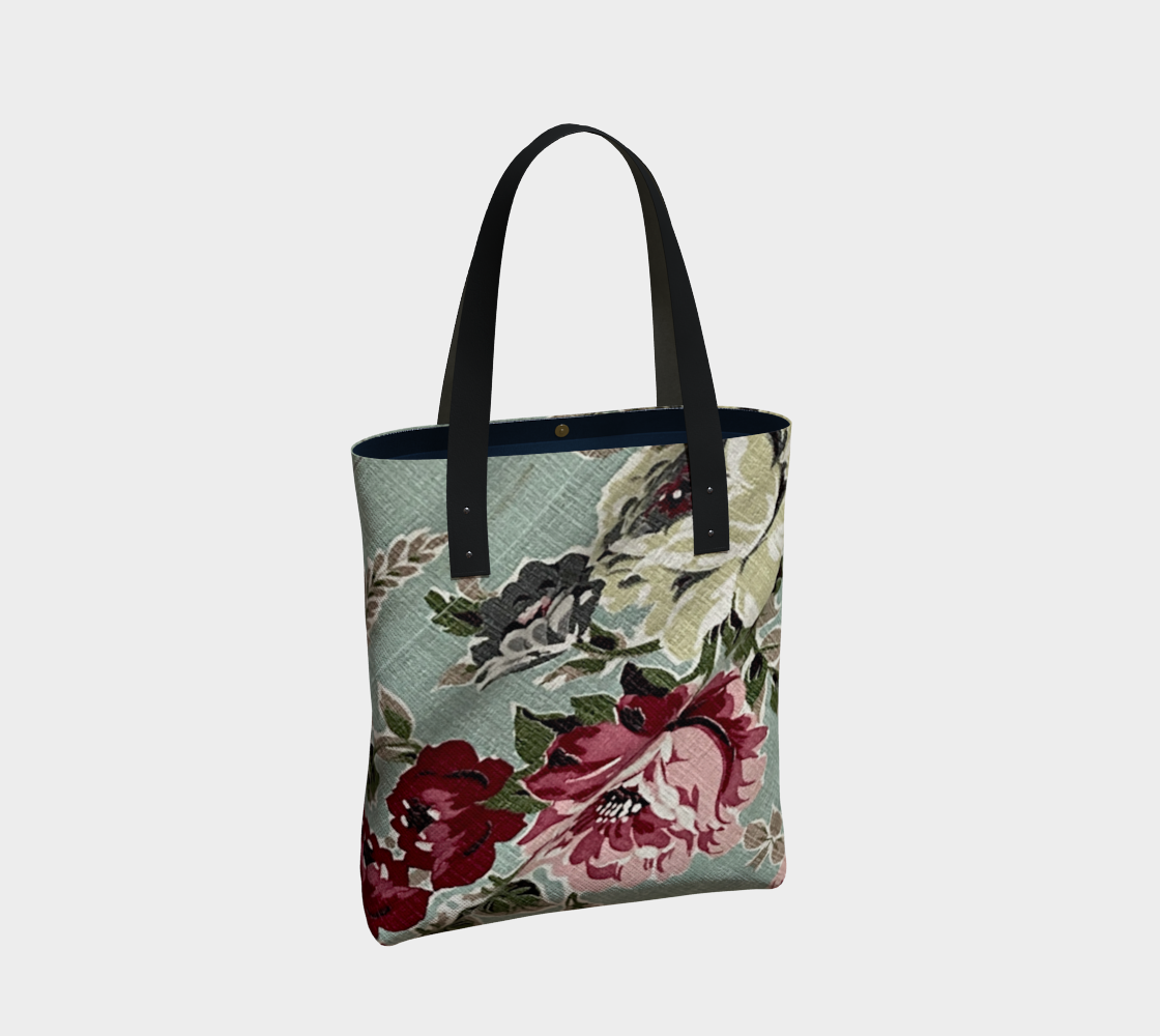 Seafoam Roses Urban Tote