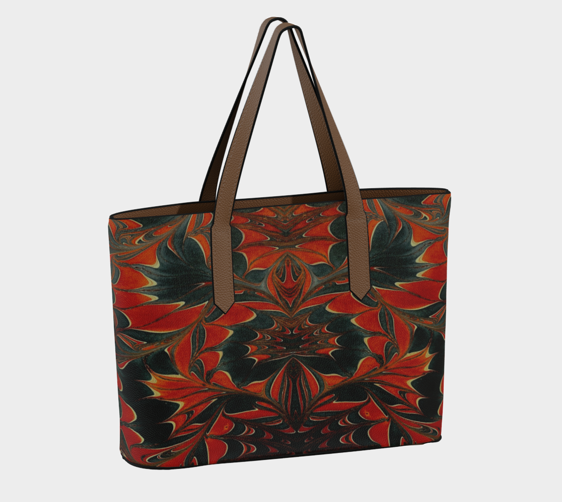 Americana Swirl Vegan Leather Tote