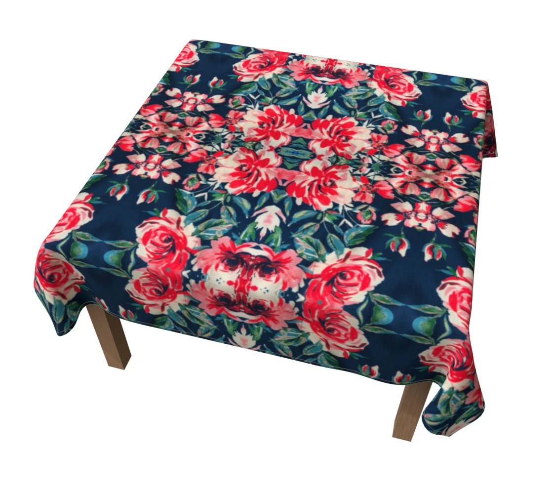 Harbor Rose 60 x 60 Tablecloth