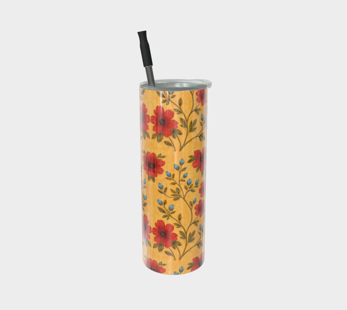 Golden Meadow tumbler