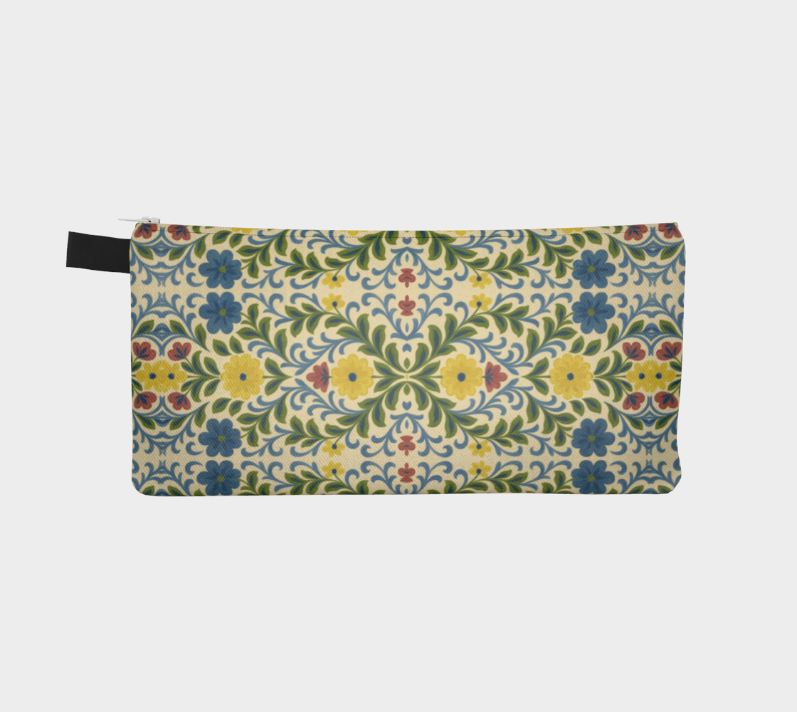 Jardin Provencale Goldenrod Pencil Case
