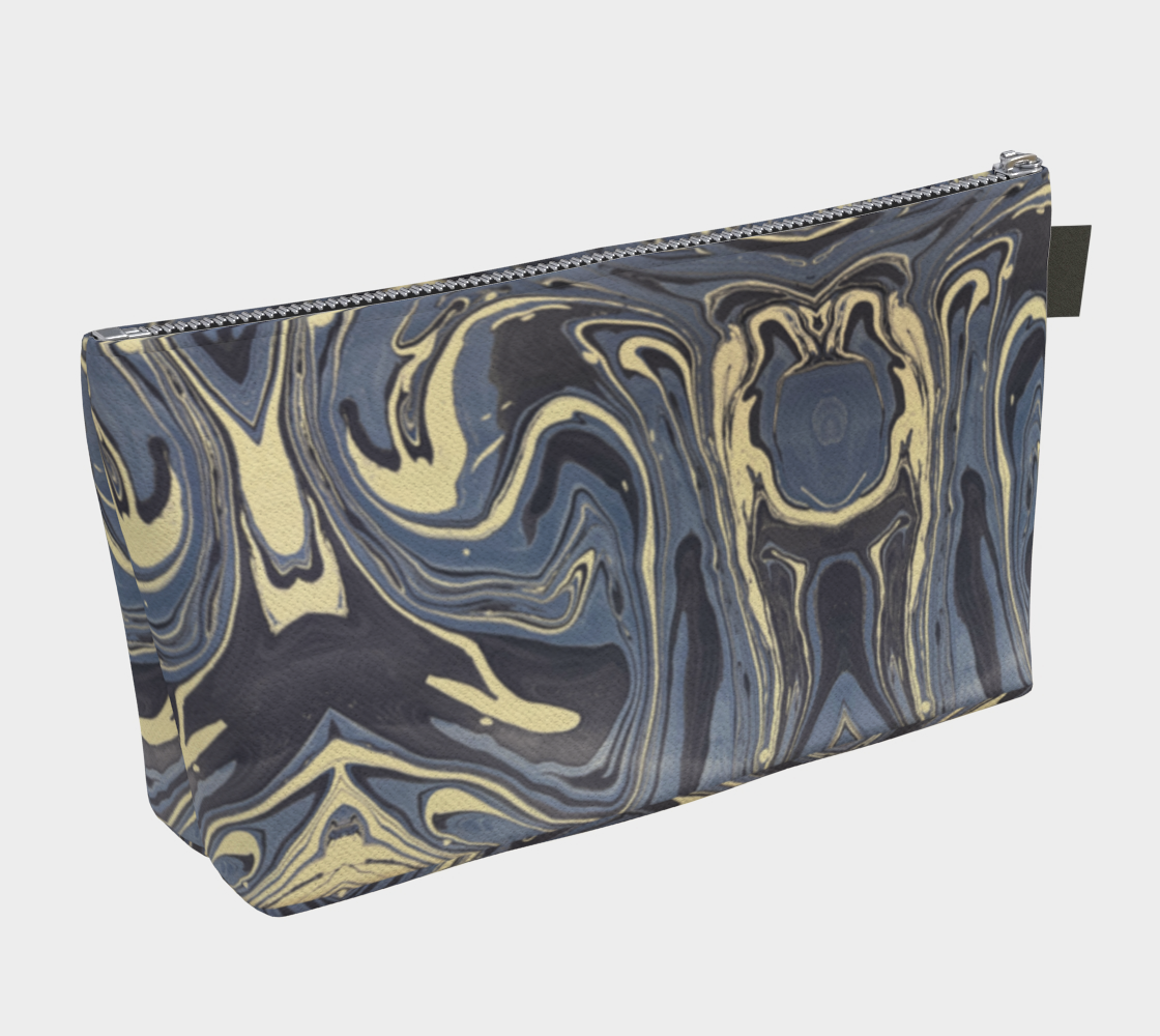 Mendocino Blues Makeup Bag