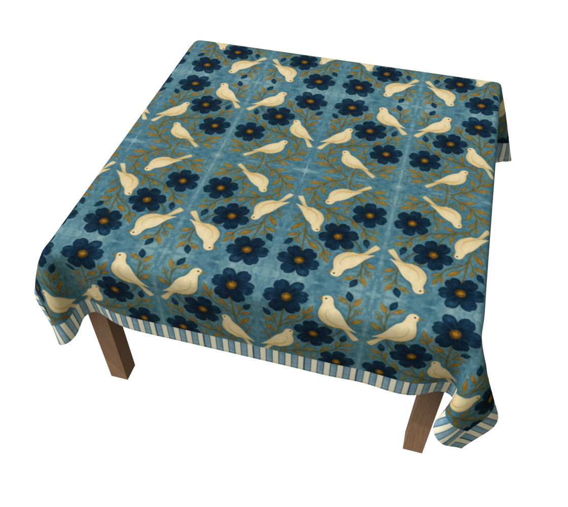 Doves of Peace 60 x 60 Tablecloth