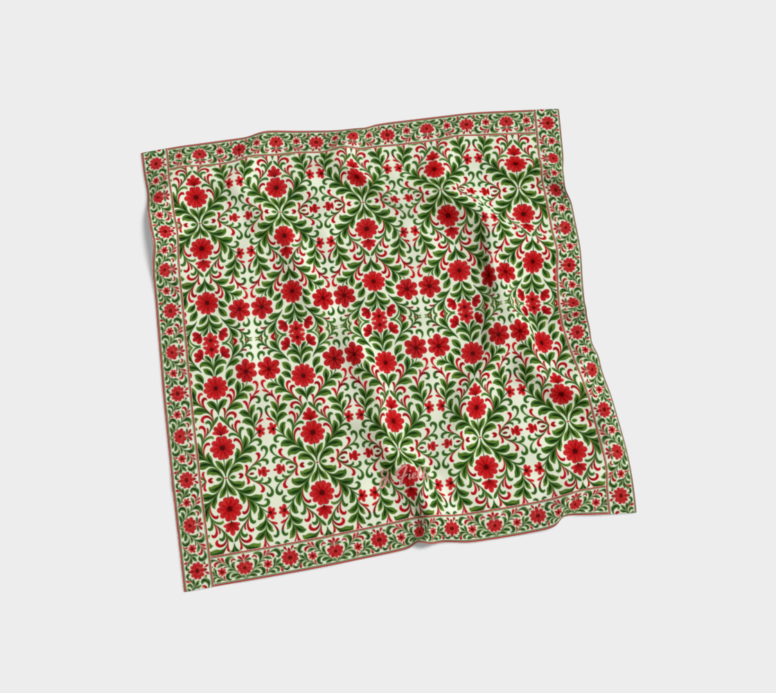 French Country Noel 50 x 50 scarf
