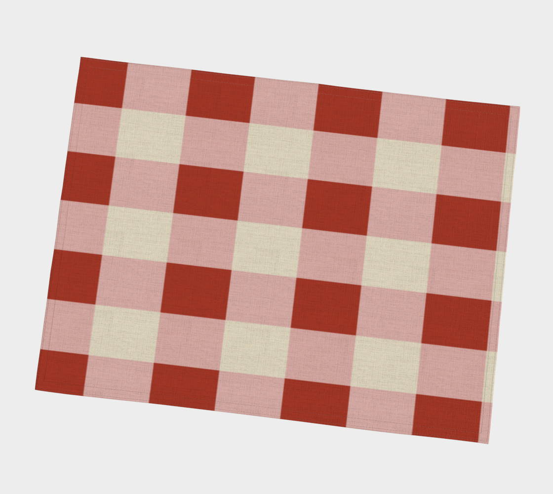 Red Gingham Placemats