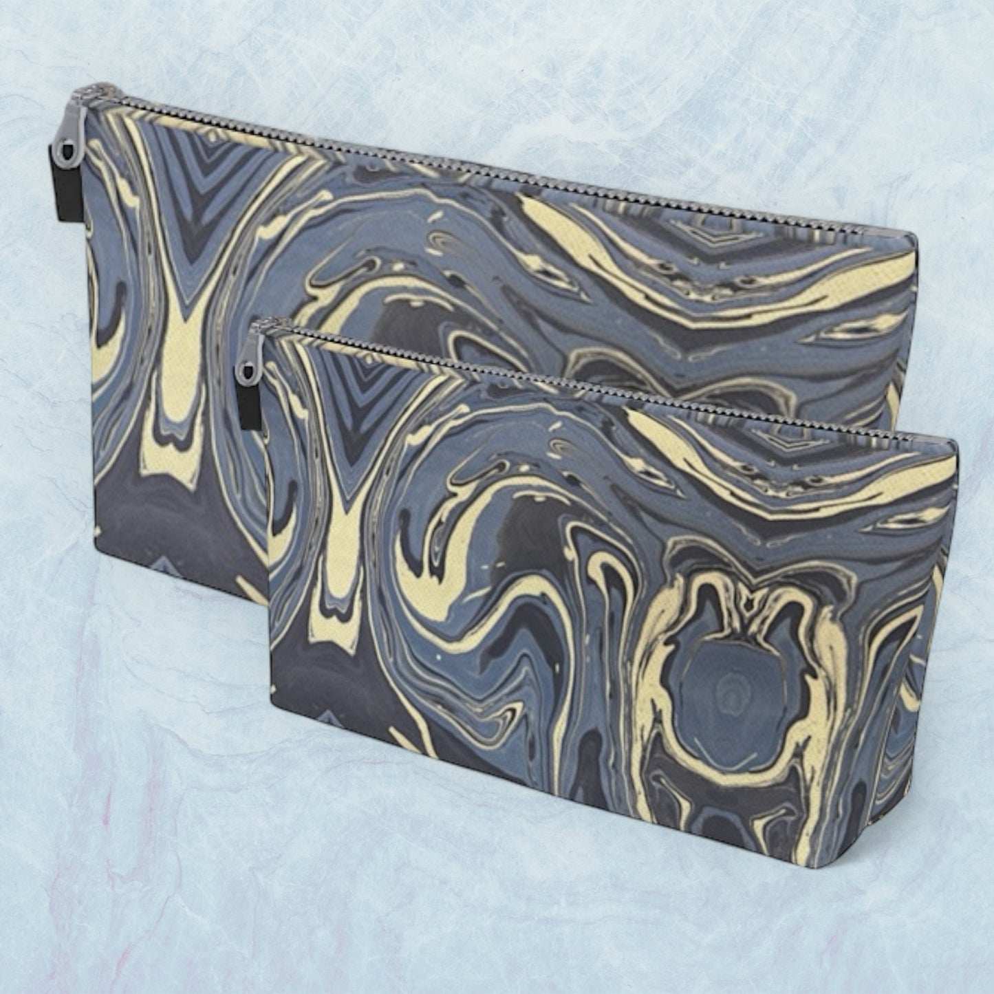 Mendocino Blues Makeup Bag