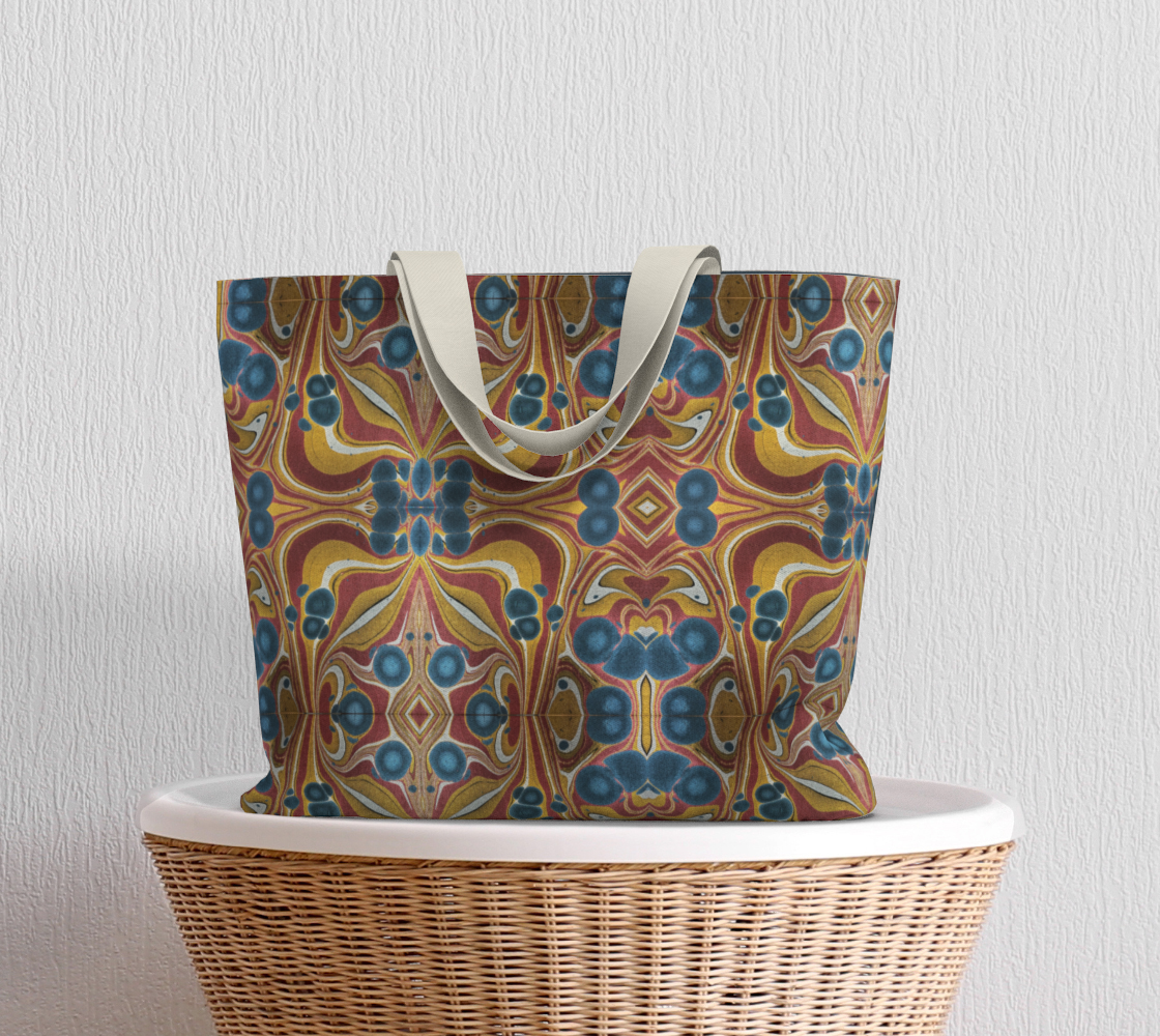 Tuscan Marble Sunset Tote Bag