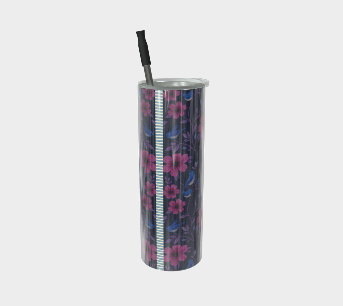 Songbird Bloom Plum Water Bottle