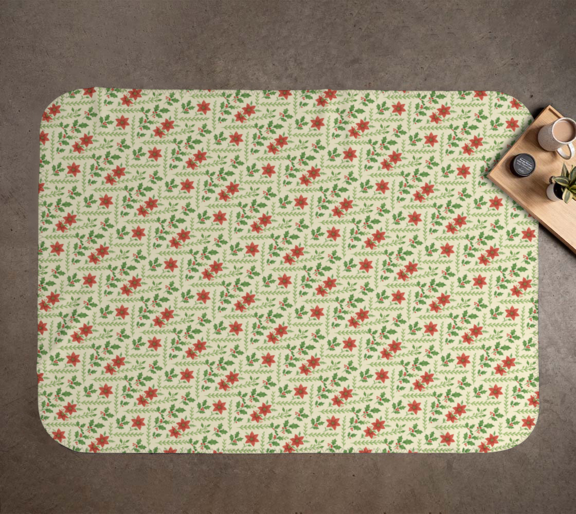 Yuletide Blooms blanket