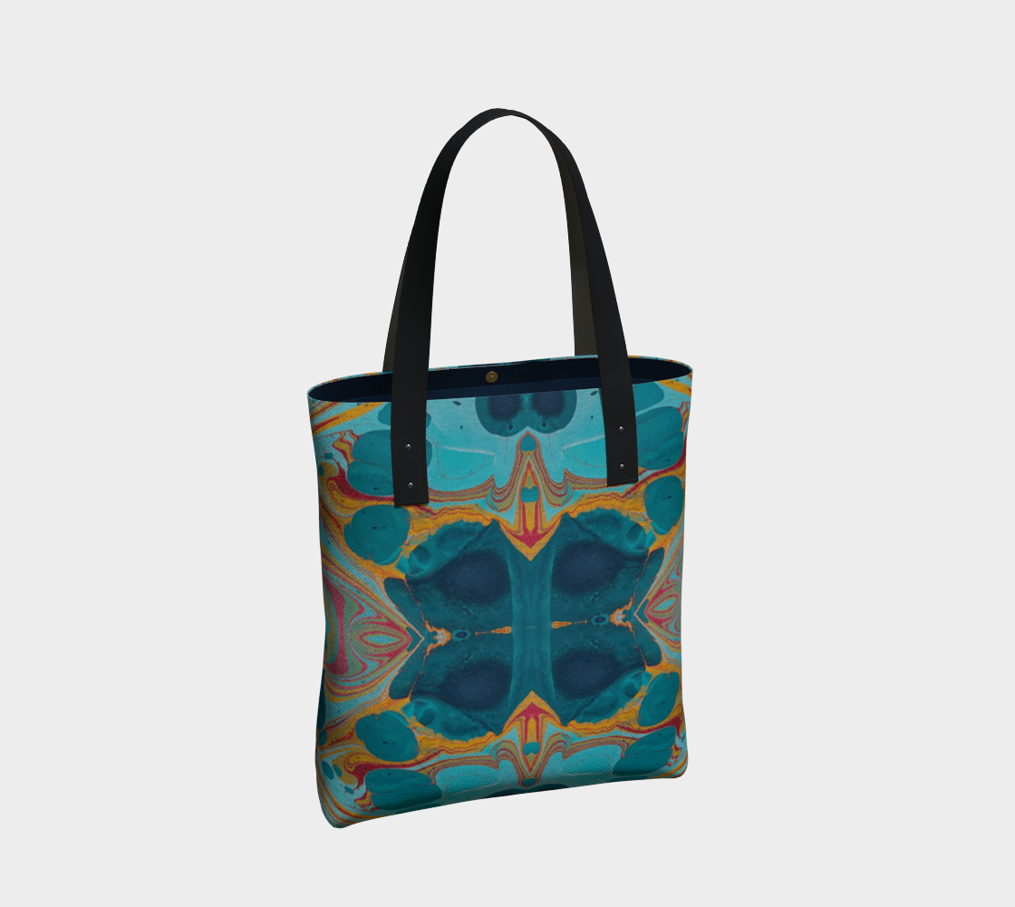 Gilded Currents Butterfly Urban Tote Bag