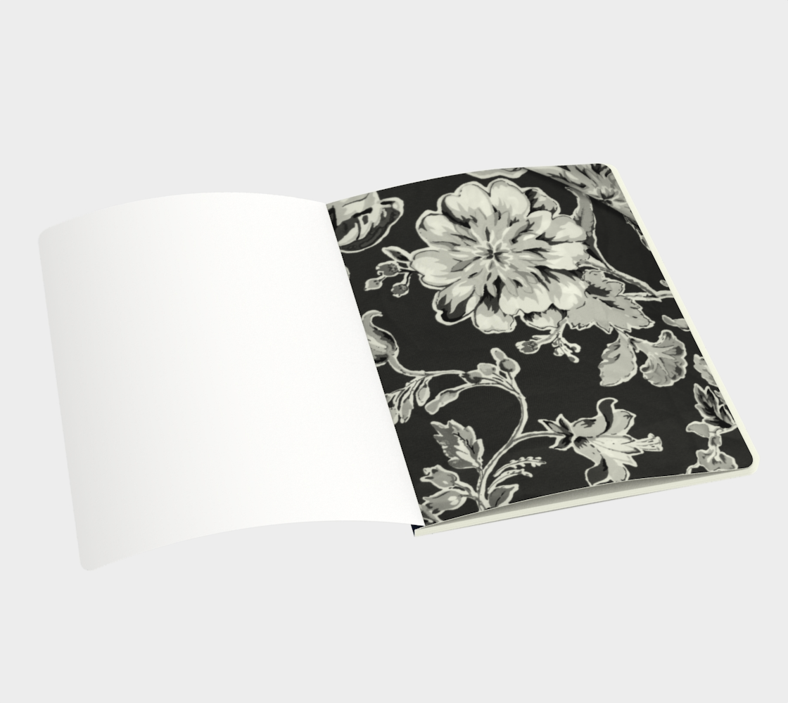 Blue Fleur Damask Notebook