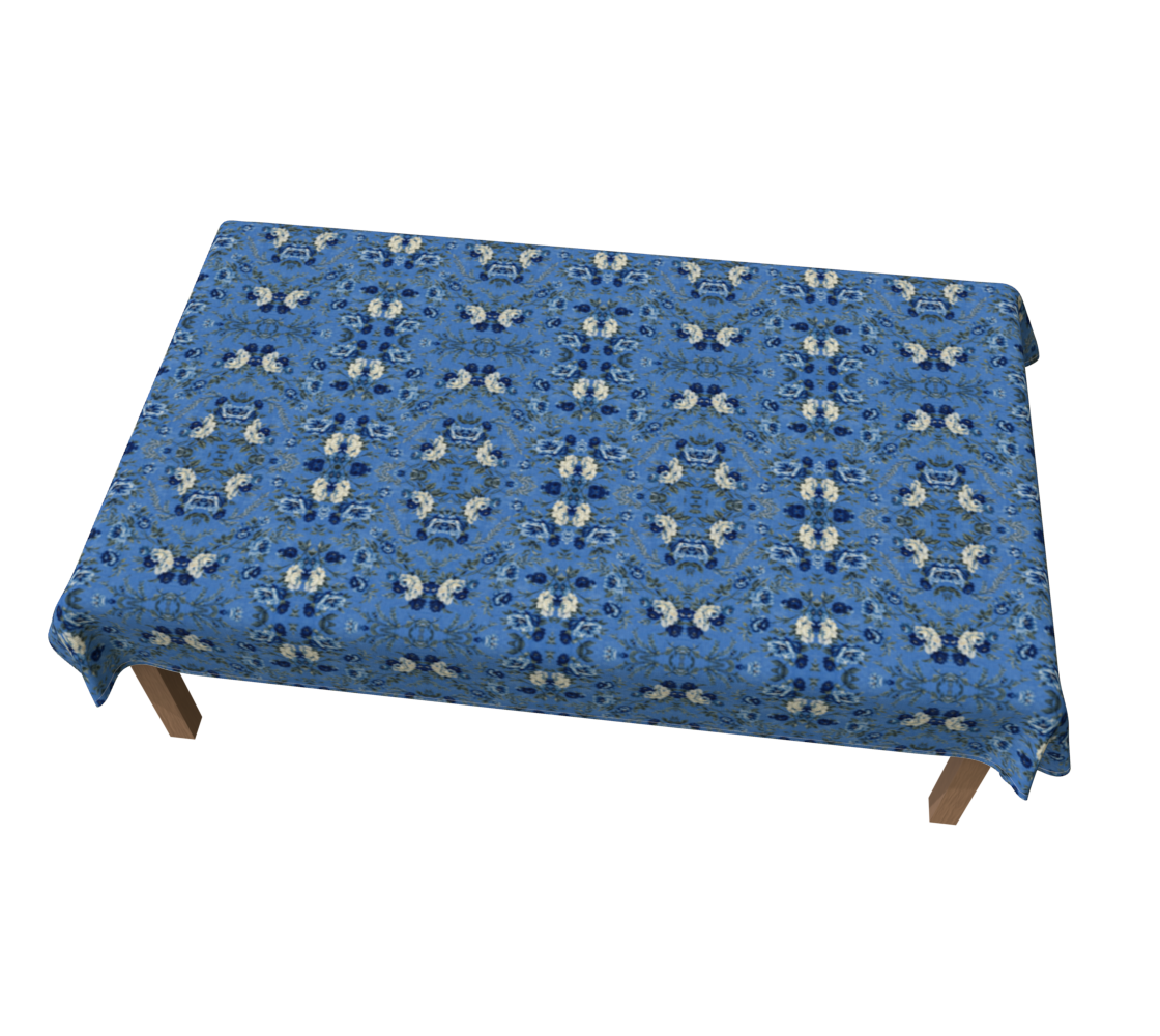 Blue Manor Bloom 60 x 90 Tablcloth