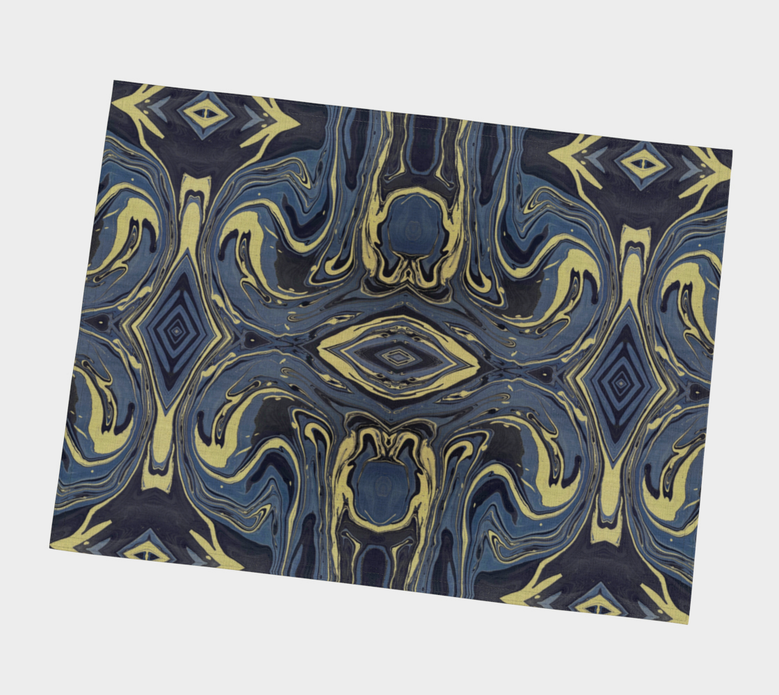 Mendocino Blues Diamond Placemats