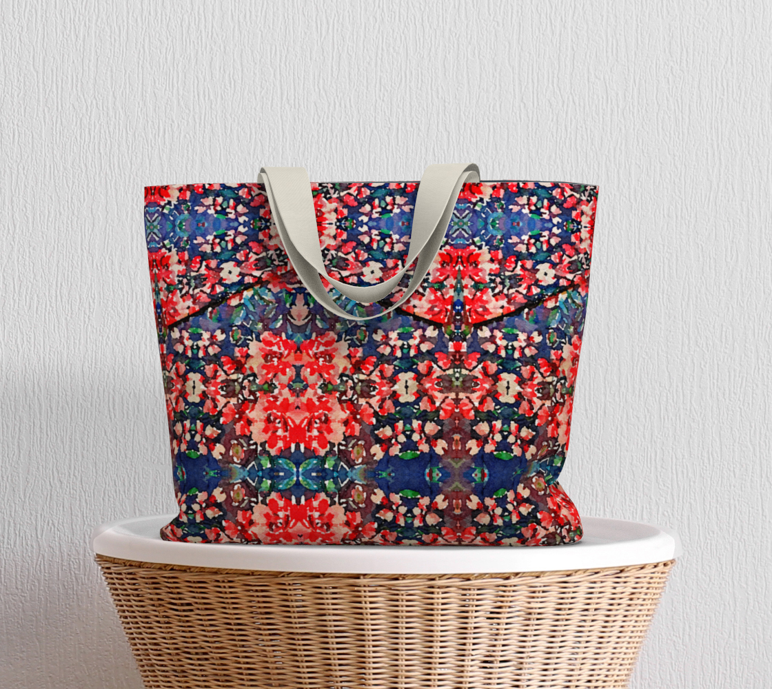 Somerset Roses Damask Tote Bag