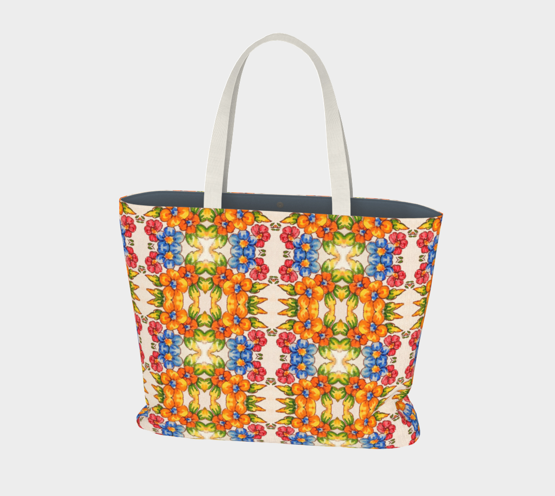 Seaside Blooms Tote Bag