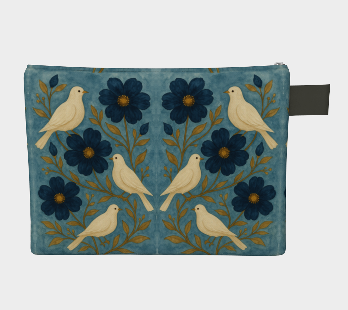 Doves of Peace Zipper Carry-All Bag