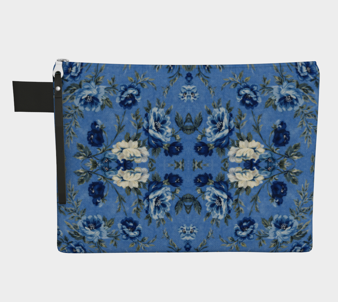 Blue Manor Bloom Zipper Carry-all Bag