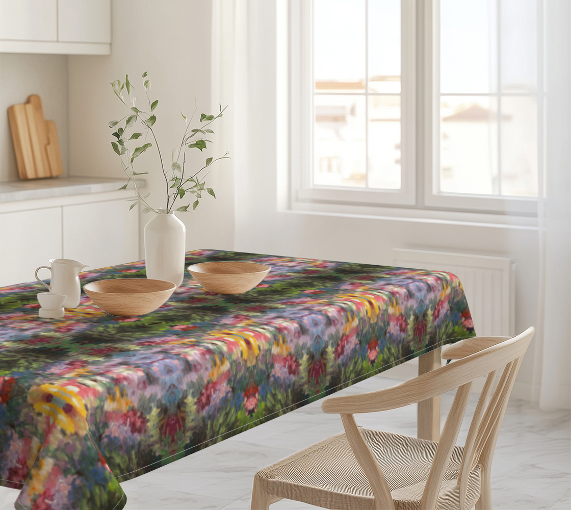 Monet Gardens 90 x 60 tablecloth