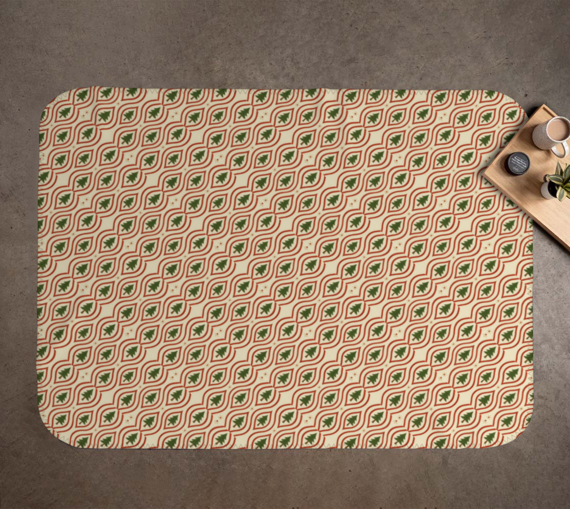 Evergreen Glow xmass trees blanket