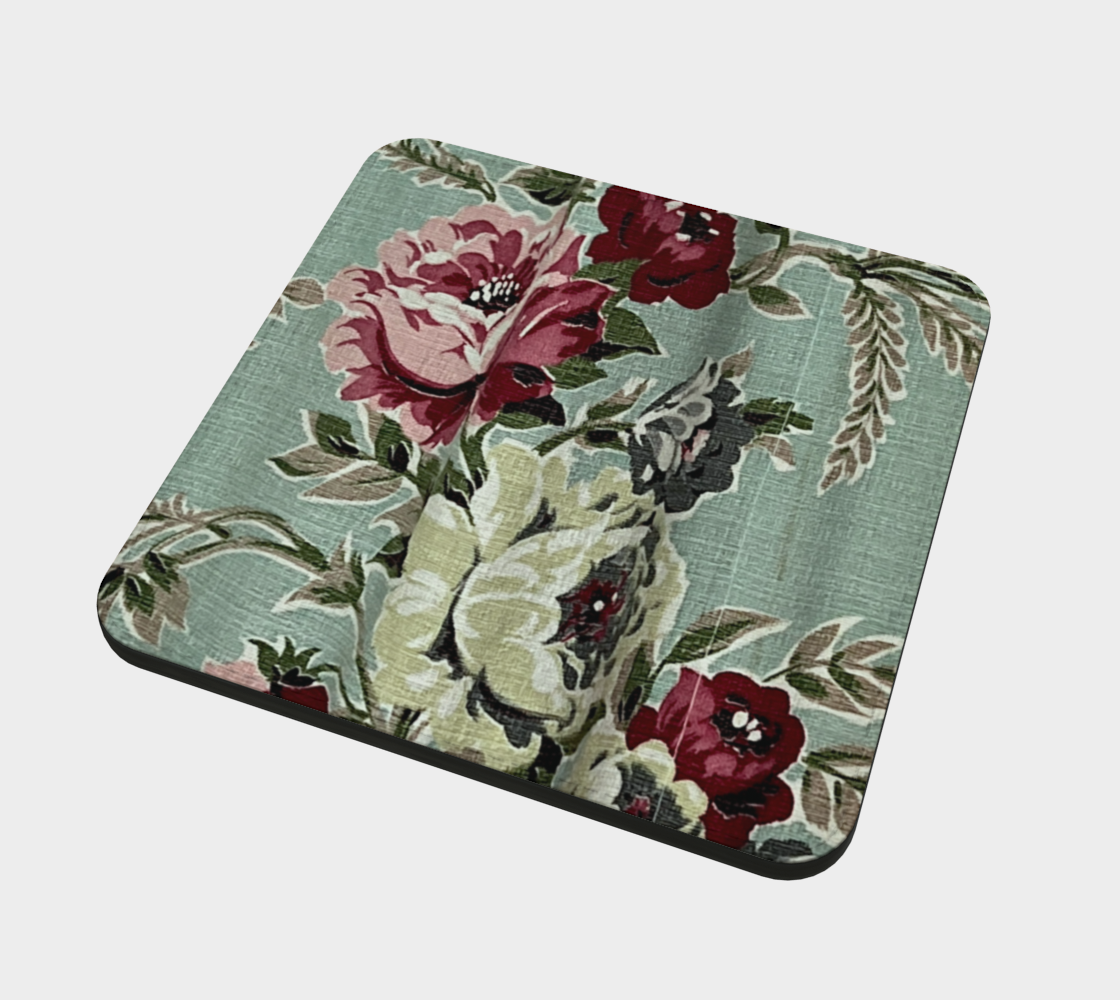 Seafoam Roses Coaster