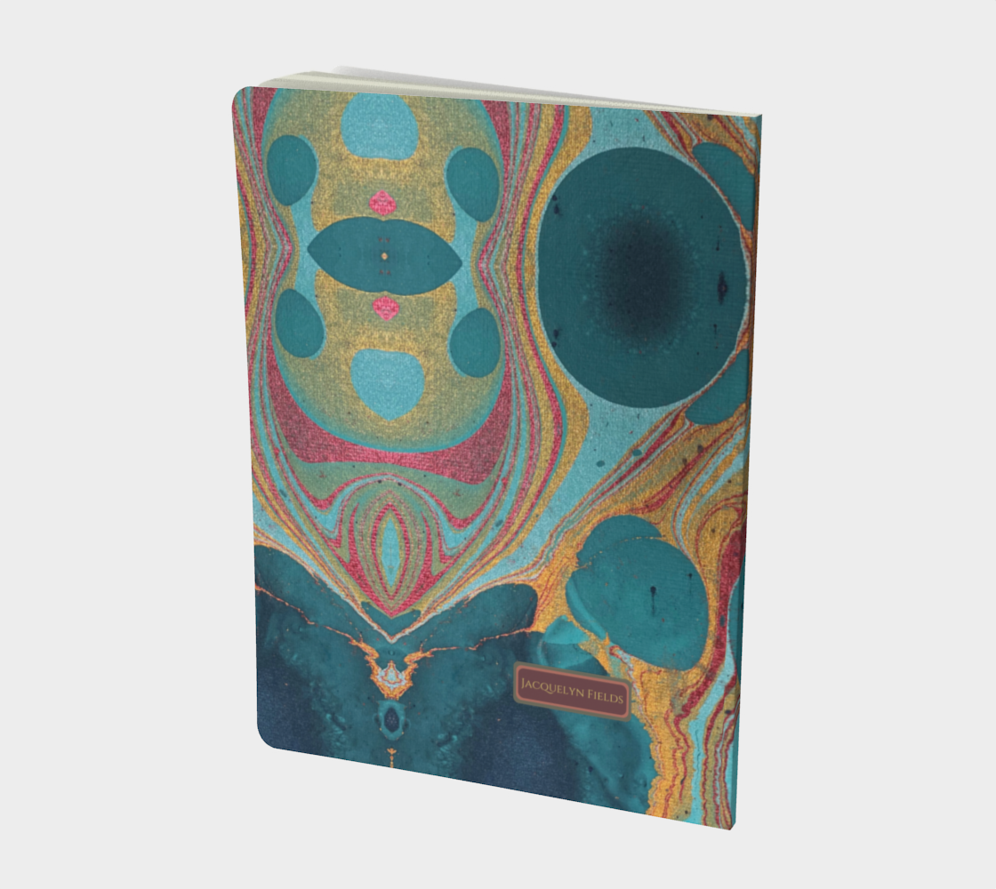 Gilded Currents Butterfly Notebook