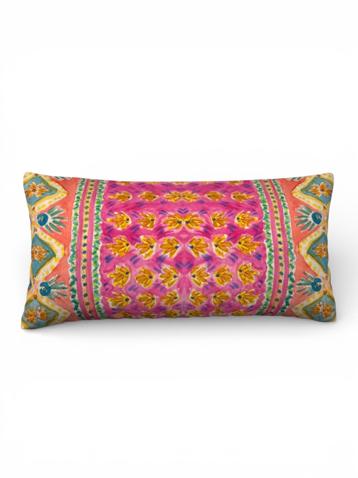Coral Caravan 24 x 12 Pillow Cover