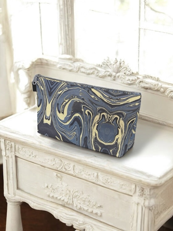 Mendocino Blues Makeup Bag