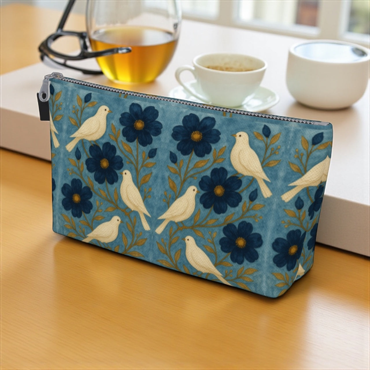 Doves of Peace Makeup Bag