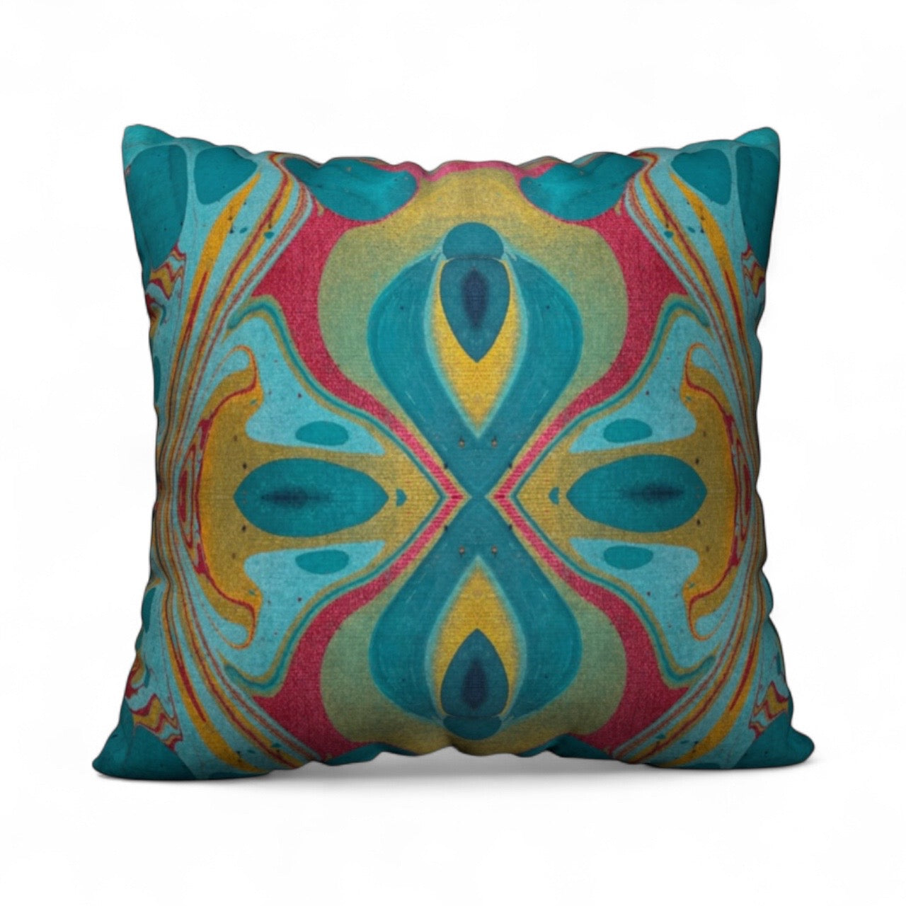 Gilded Currents Butterfly 22 x 22 Pillow Cover