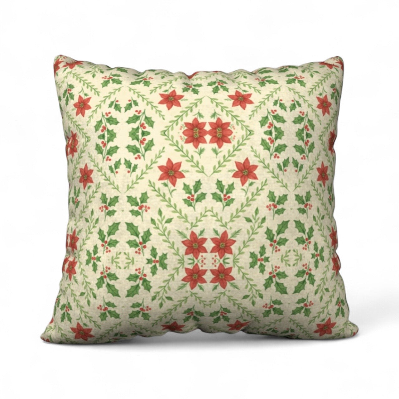 Yuletide Bloom 22 x 22 Pillow Cover