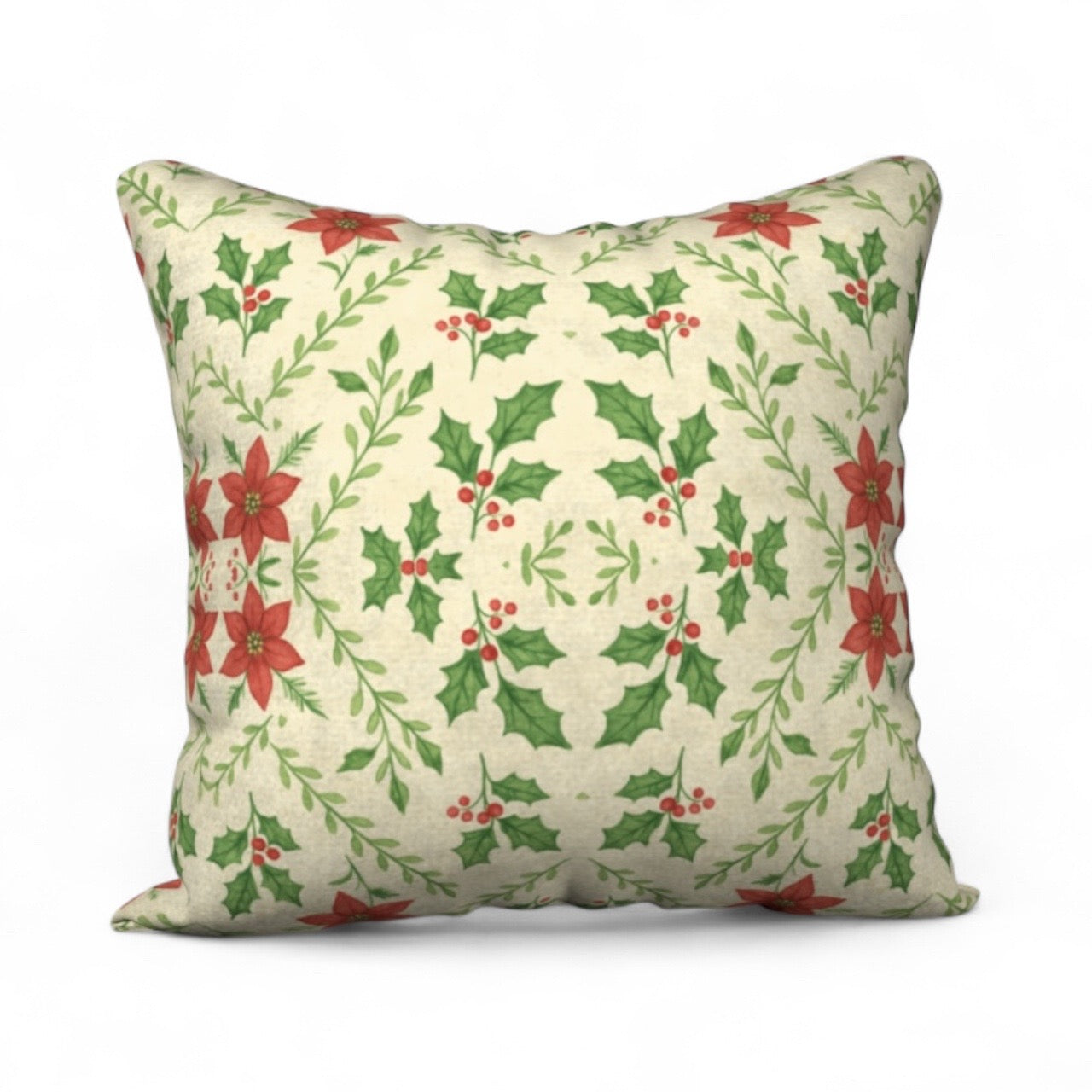 Yuletide Bloom 18 x 18  Pillow Cover