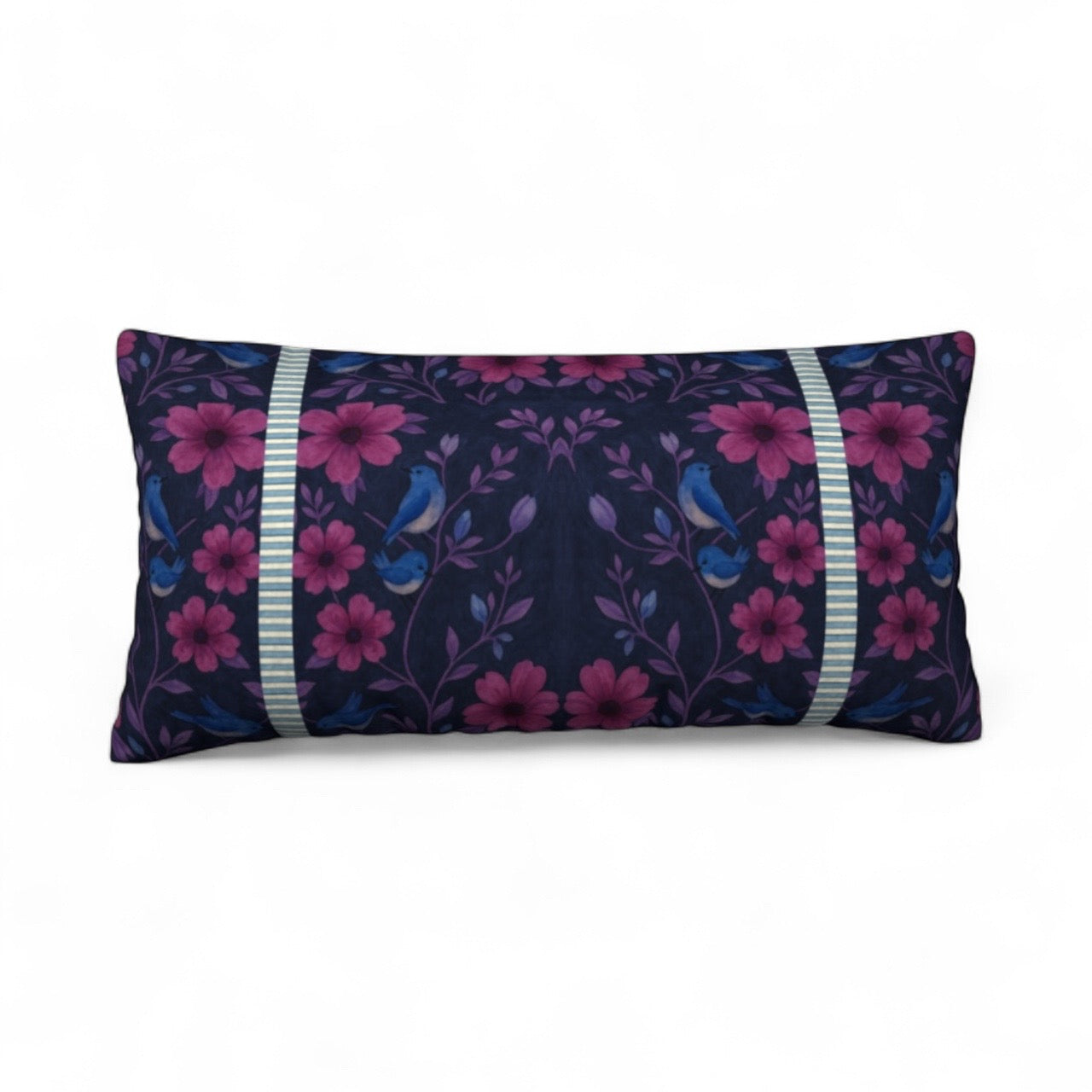Songbird Bloom Plum 24 x 12 Pillow Cover