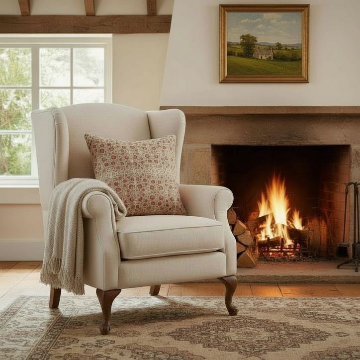 Red Pomegranates 18 x 18 Pillow Cover