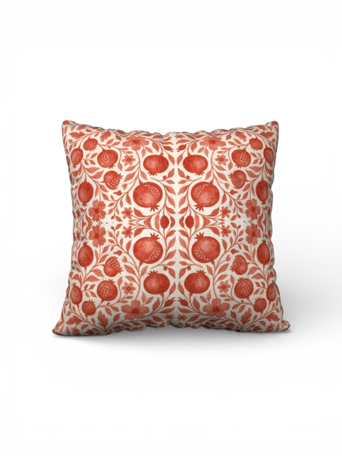 Red Pomegranates 22 x 22 Pillow Cover