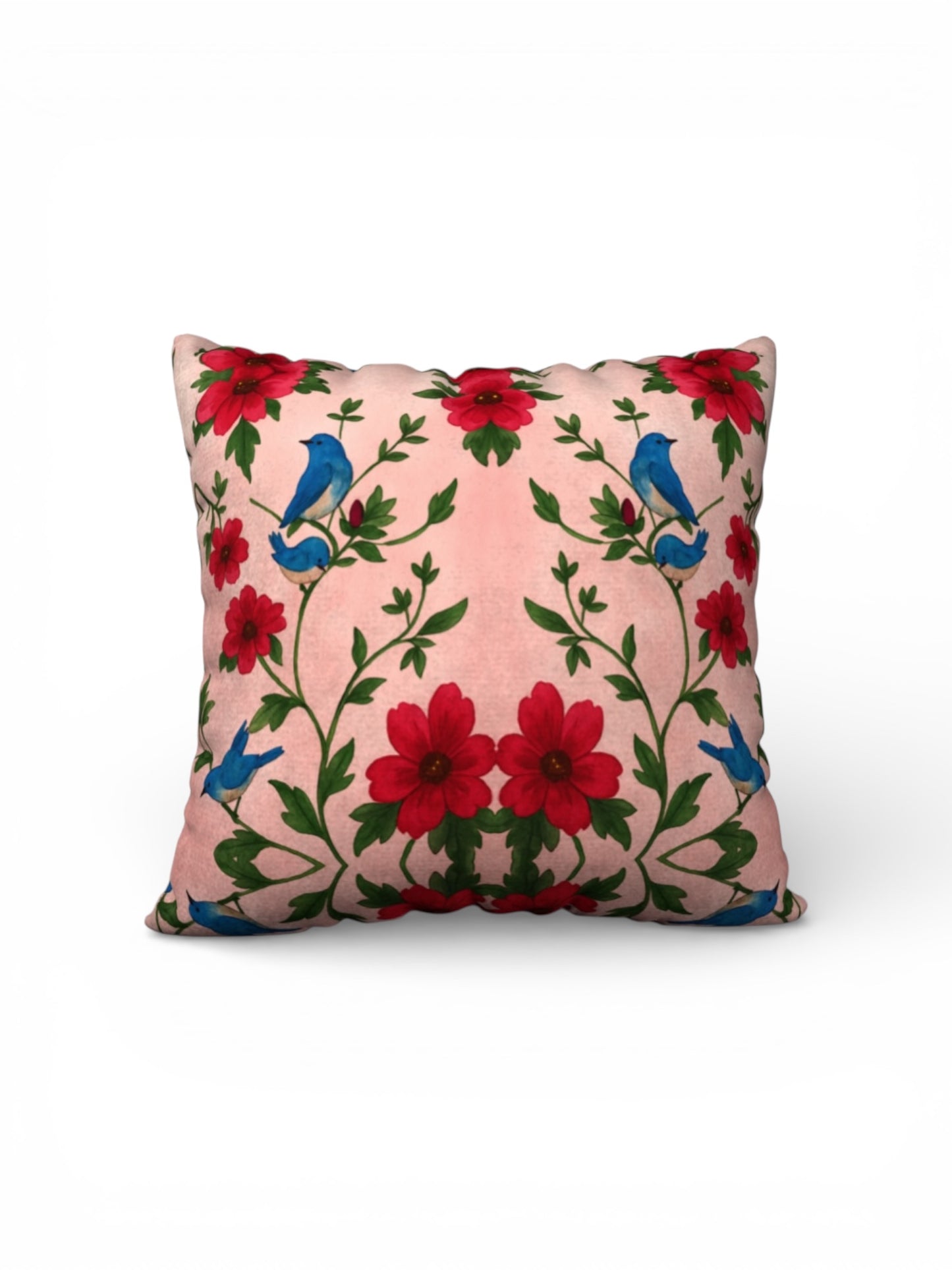 Songbird Bloom Pink 22 x 22 Pillow Cover