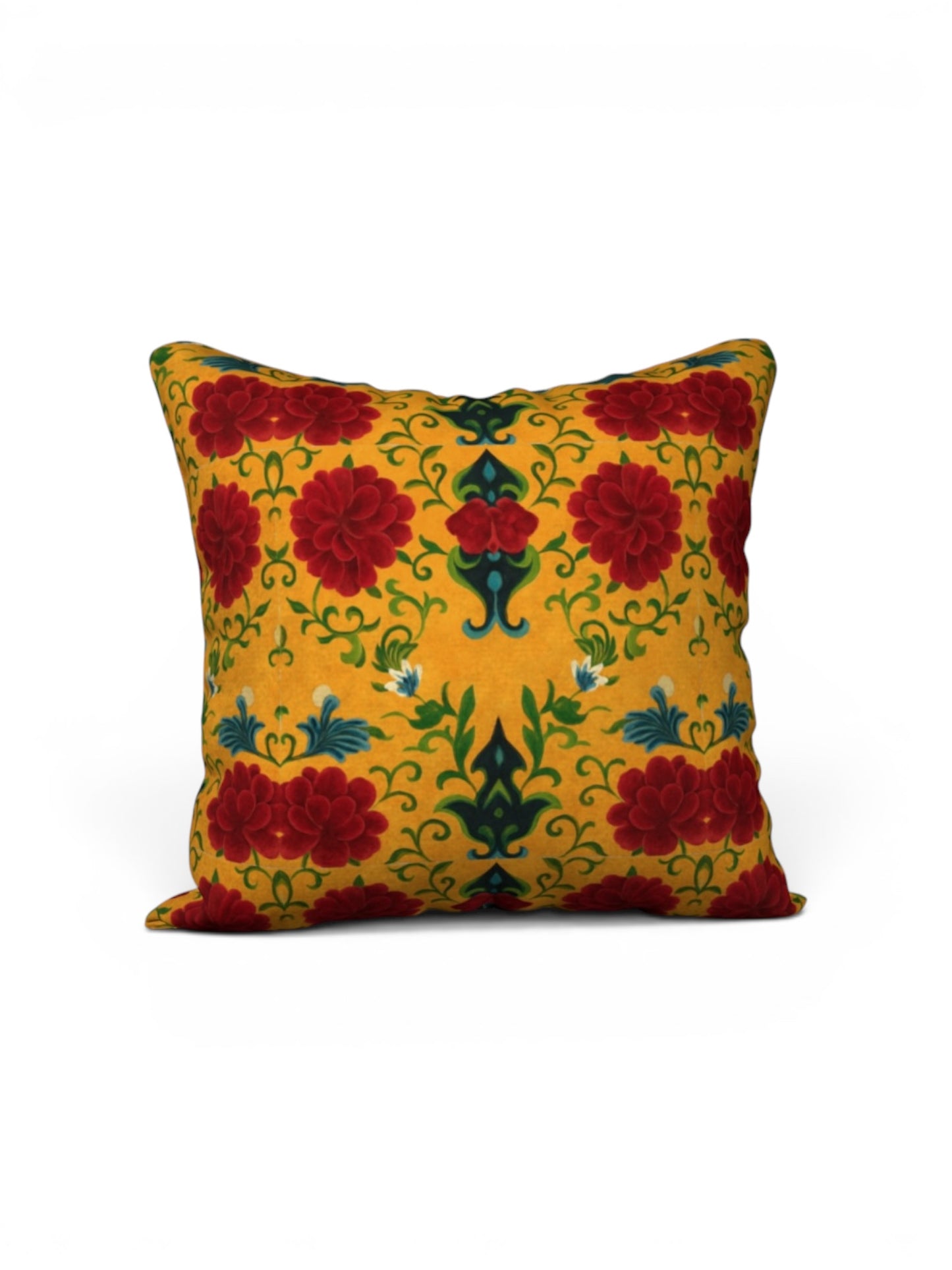 Marquesa Floral Golden 18 x 18 Pillow Cover