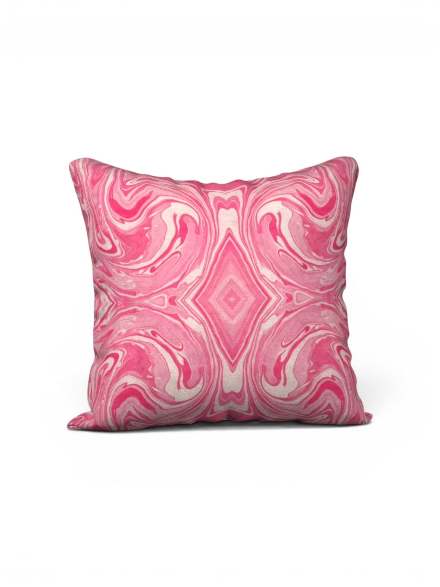 Pink Swirl 18 x 18 Pillow Cover