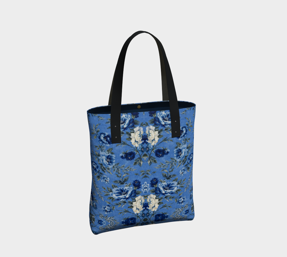 Blue Manor Bloom Market Tote Bag