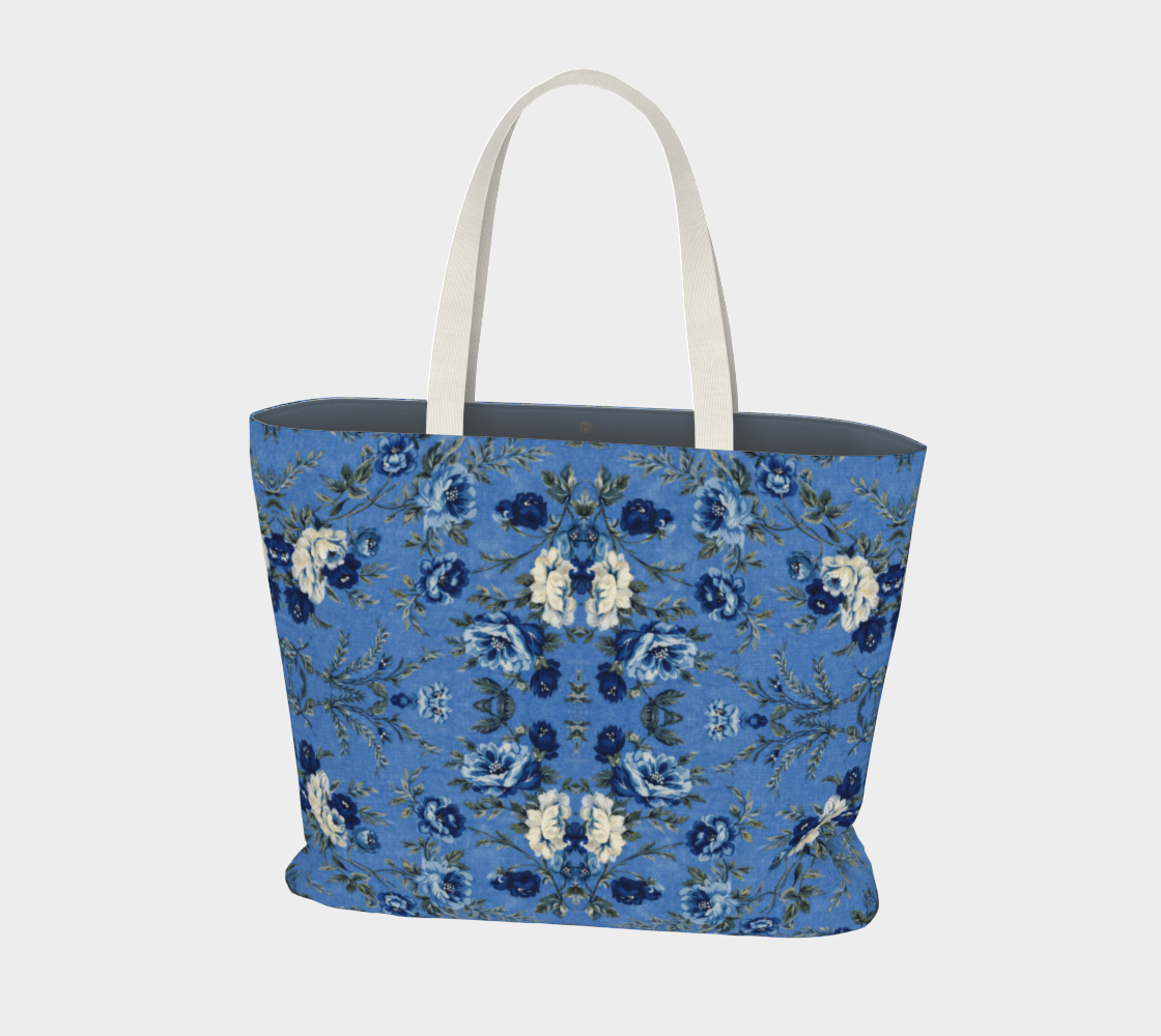 Blue Manor Bloom Tote Bag