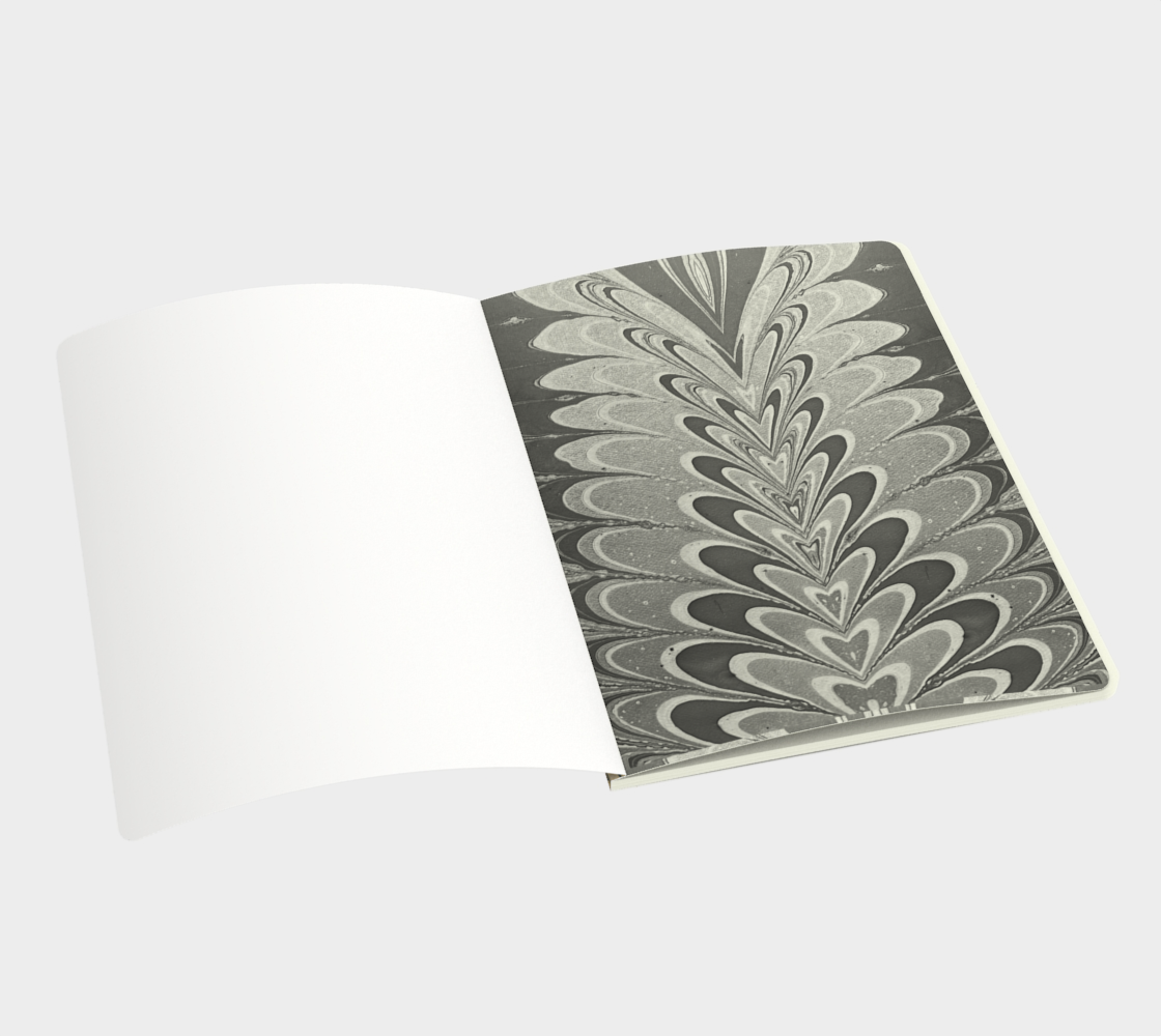 Prussian Blue Swirl Notebook