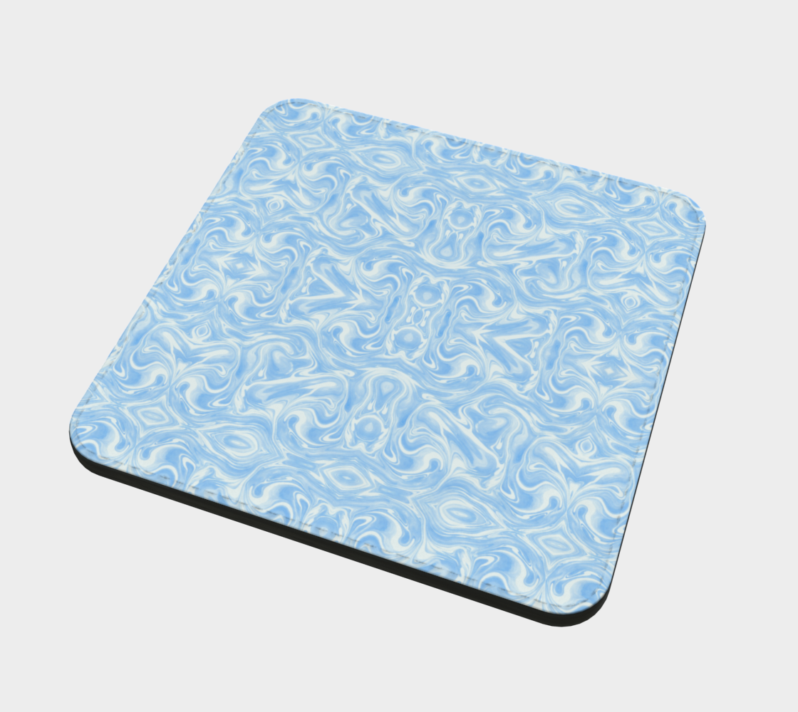 Blue Sky Swirl Coasters