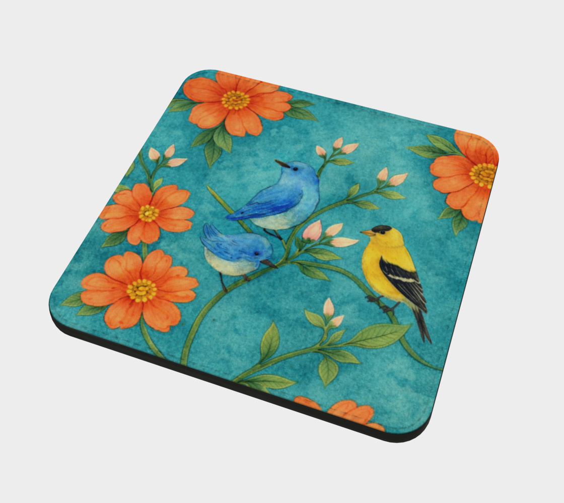 Island Songbird Gardens Coasters
