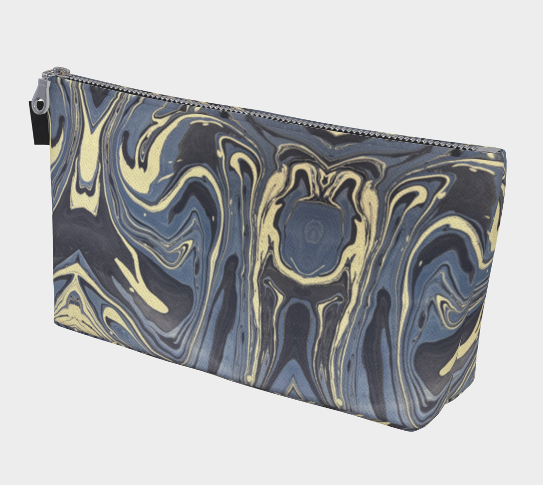 Mendocino Blues Makeup Bag