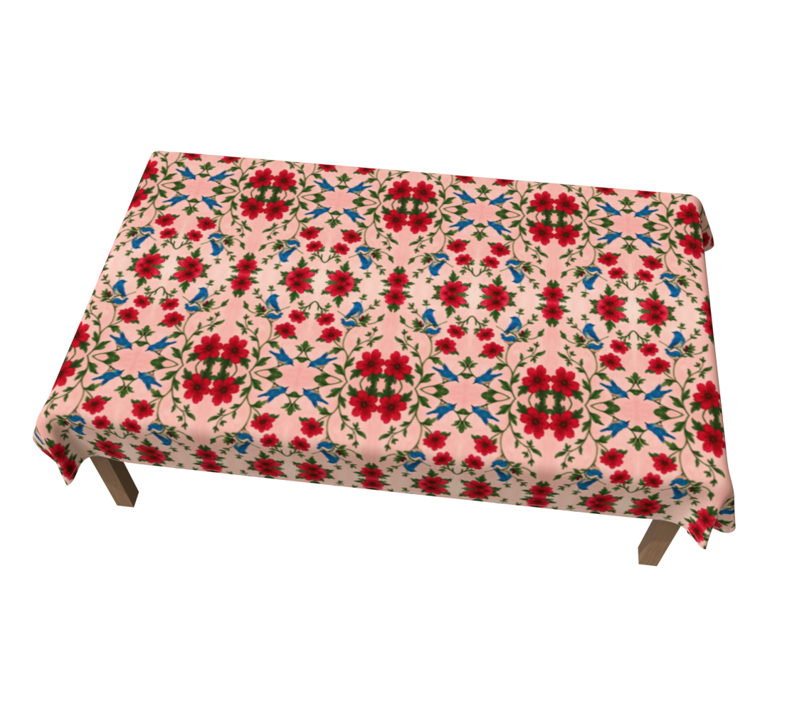 Songbird Bloom Pink 60 x 90 Tablecloth