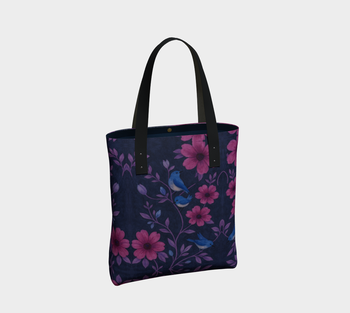 Songbird Bloom Plum Urban Tote