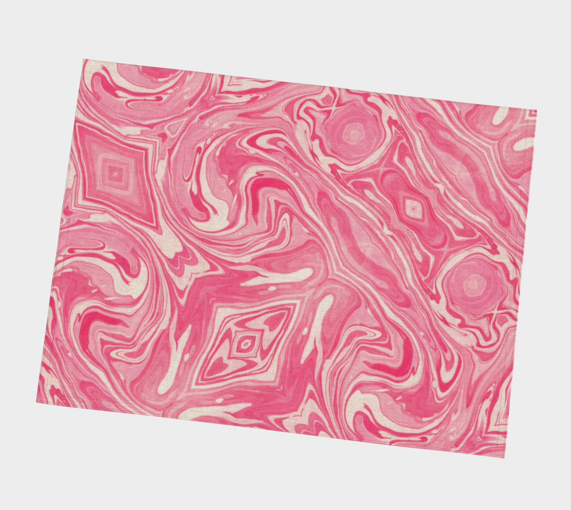 Pink Swirl Placemats